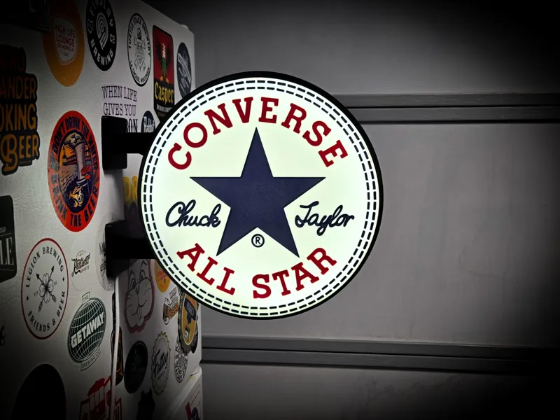 CONVERSE ALL STAR ~ 2-Sided Round Lightbox