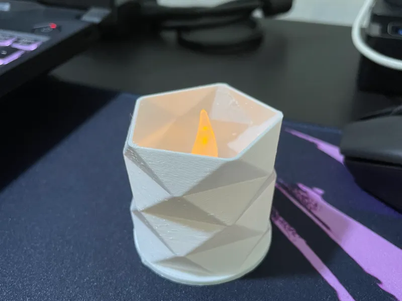 TeaLight Holder Icosahedron