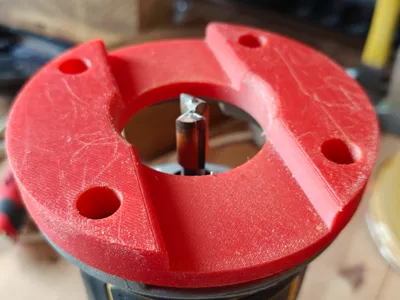 Dewalt router flush baseplate