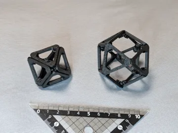 Modelo para impresión 3D: Jitterbug mechanism - Foldable Polyhedron — vista de referencia 3
