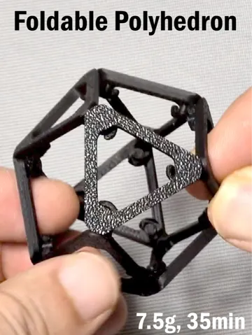 Modelo para impresión 3D: Jitterbug mechanism - Foldable Polyhedron — vista de referencia 2