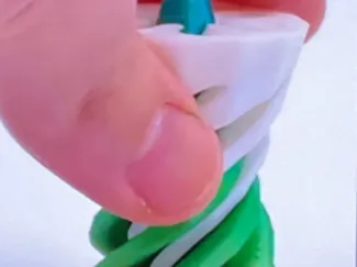 Pass through fidget toy (cone)
