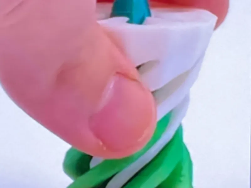 Pass through fidget toy (cone)