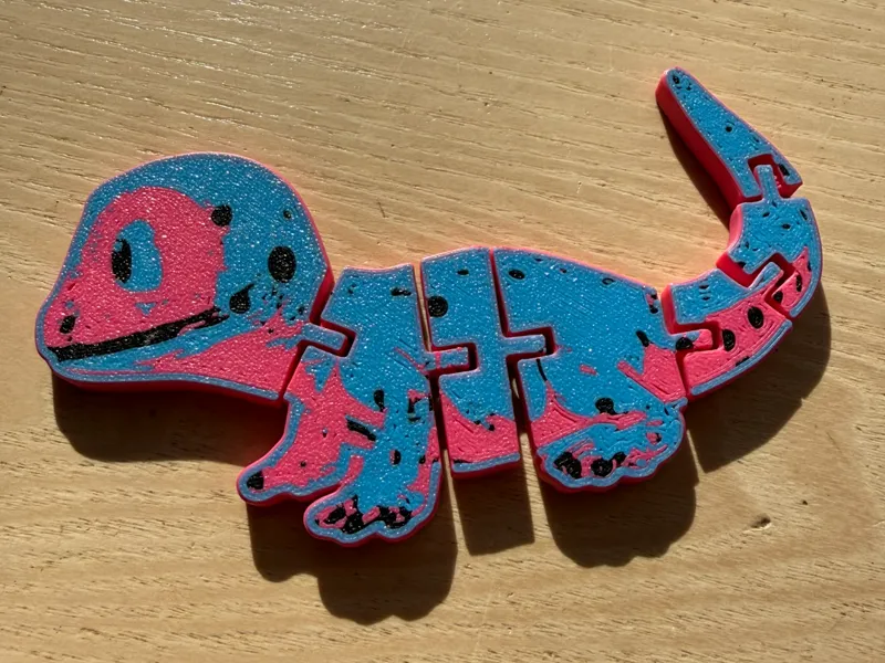 Flexi toy gecko