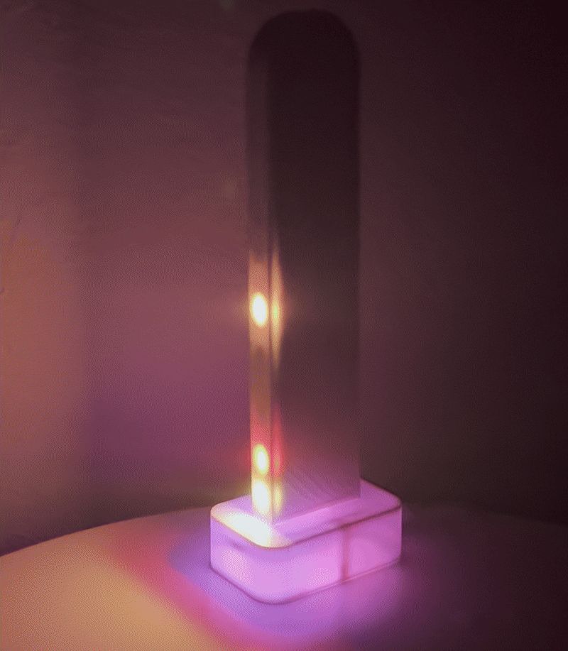 RGB LED Lamp with Animations (WLED Based)