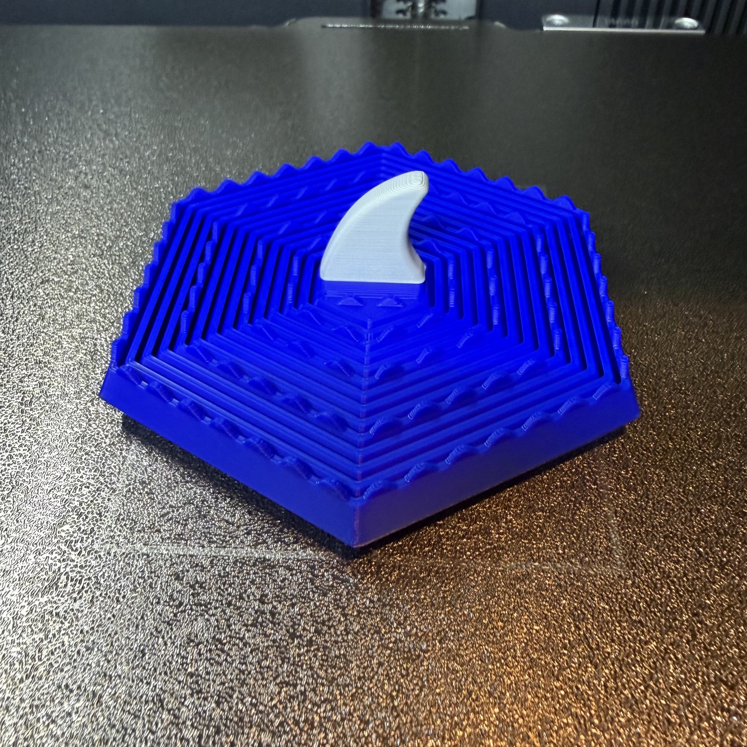Shark Fin Hexagon and Round Fidget Toys (~1.1 hr) - 1