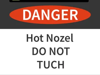 Danger sign