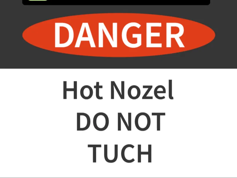 Danger sign