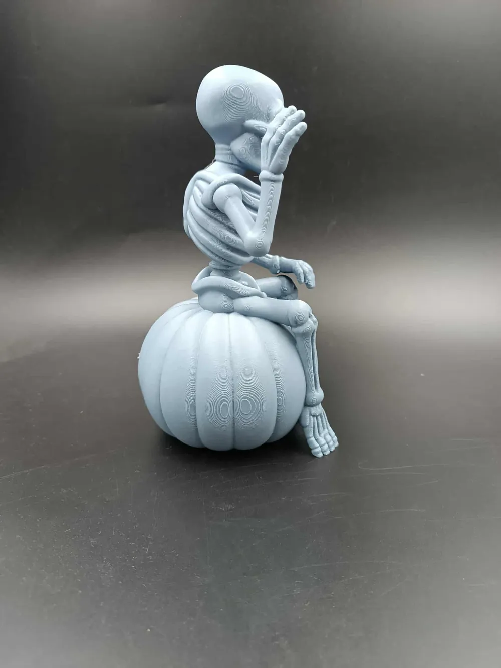 Skeleton on a Pumpkin – Halloween by drakeforge3d MakerWorld: Download ...