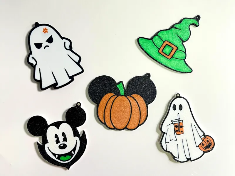 Pack 6 Halloween Keychain