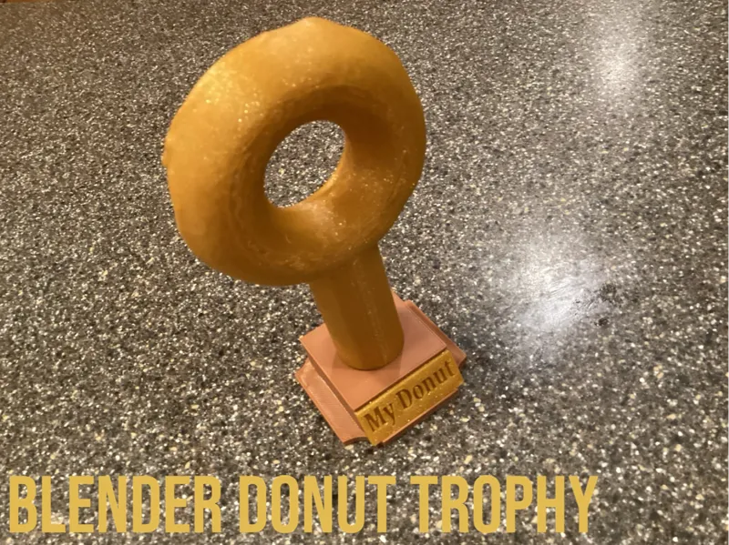 Blender Donut Trophy