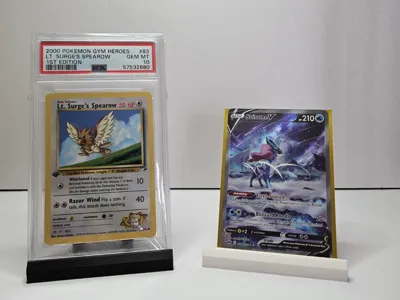 Graded or toploader card display