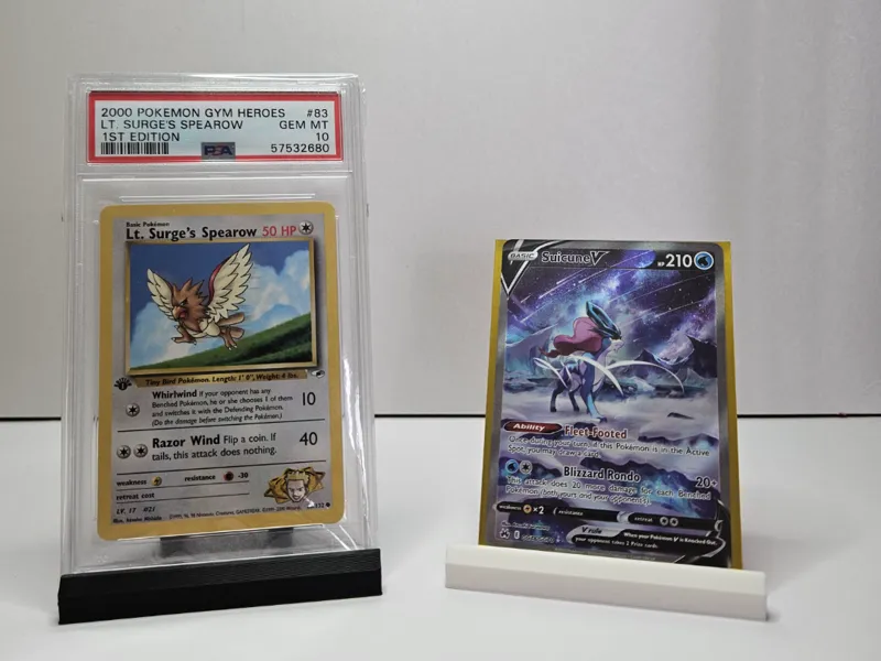 Graded or toploader card display