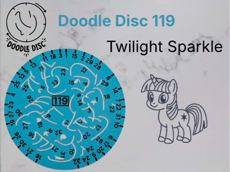 Doodle Disc 119 Twilight Sparkle