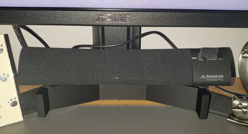 Under monitor speaker stand or shelf