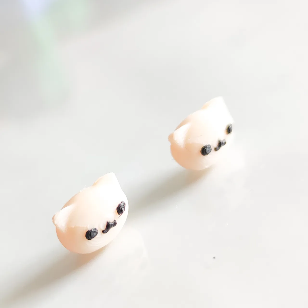Kitty earrings view 2