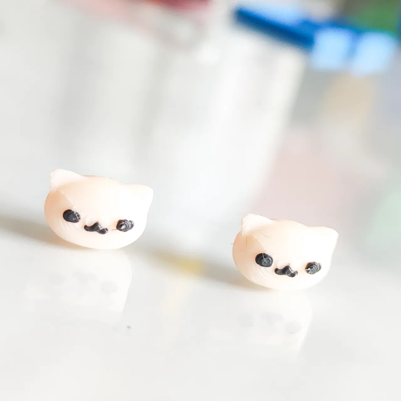 Kitty earrings view 3