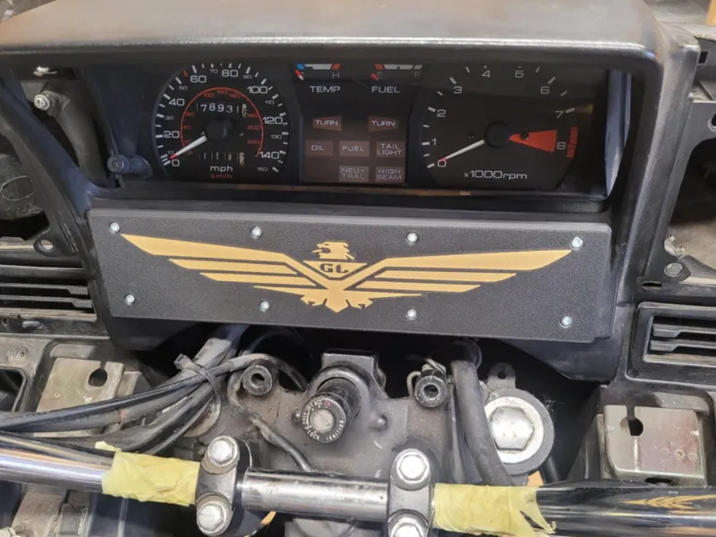 Radio cover for Honda Goldwing GL1200