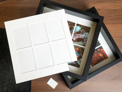 MTG 6-Card Scene Display Mat (IKEA SANNAHED Frame)