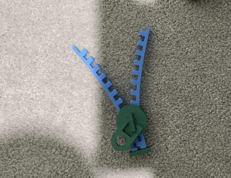 Large Zipper Fidget