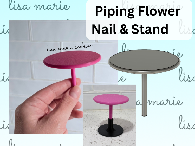 Piping Flower Nail & Stand
