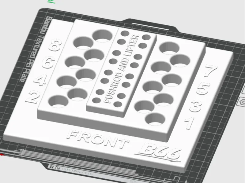 LS lifter and pushrod tray