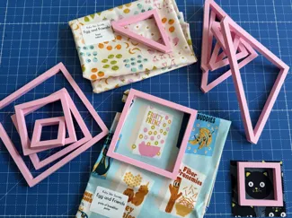 Fussy Cutting Schablonen für Patchwork & EPP