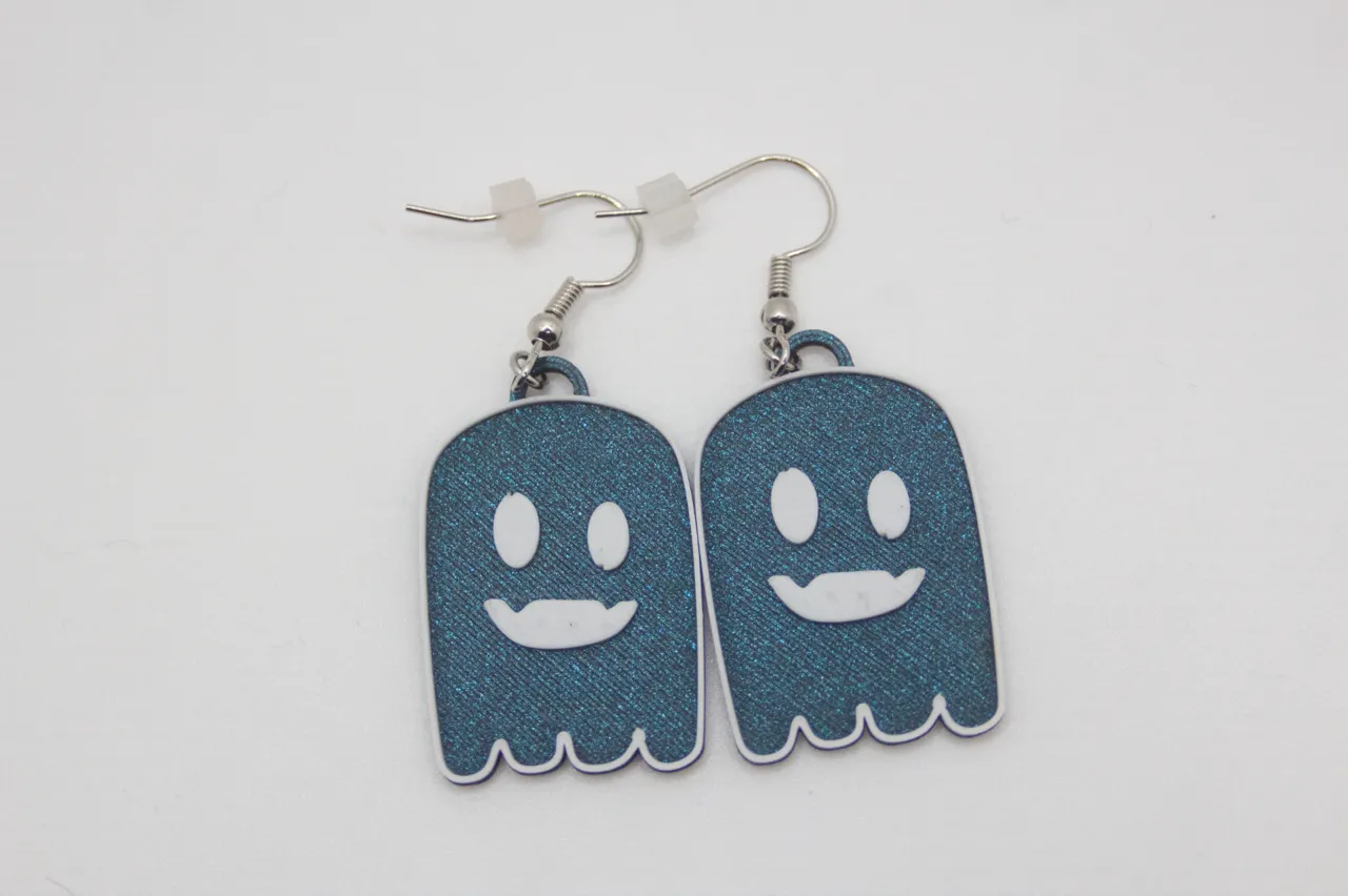 Vampire Ghost Earrings/Keychain view 2