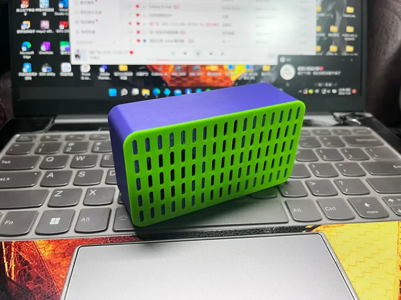 3D打印mini蓝牙音响 初机号卡片音响