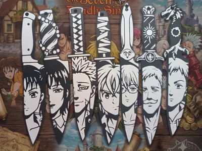 The Seven Deadly Sins: Manga-Cut design series