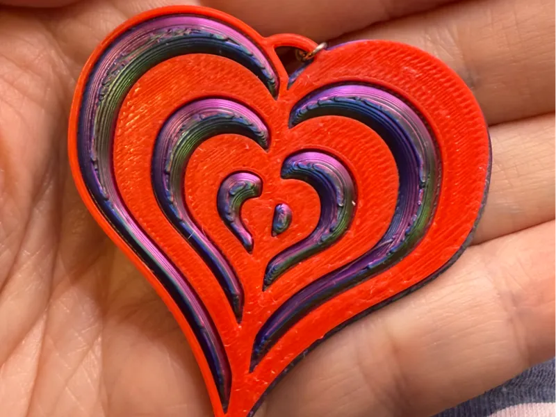 Counterchanged hearts