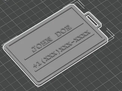 Customizable Luggage Name Tag (NO AMS NEEDED)