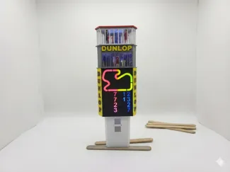 Dunlop Turm von 1970 V2(mit Beleuchtung) 1:43