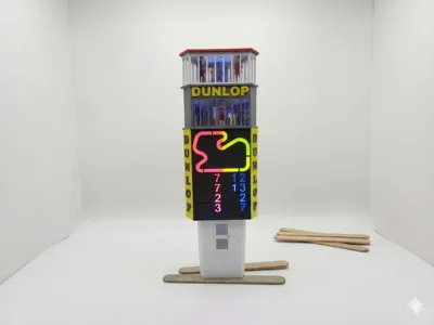 1970 Dunlop Tower V2 (with lighting) 1:43