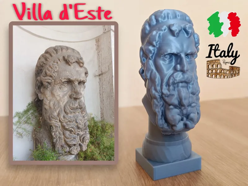 Memory from Villa d’Este - Philosopher’s Head