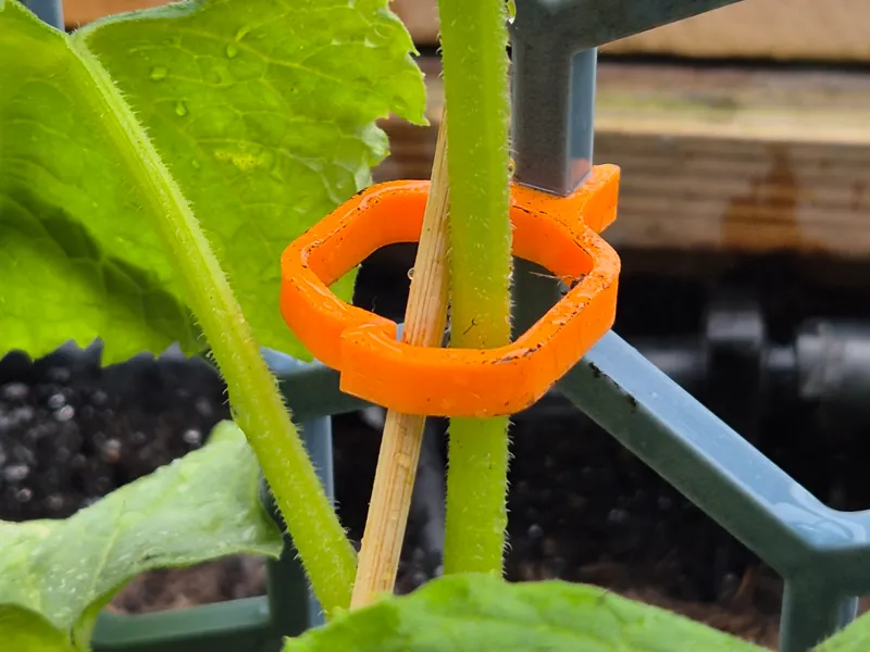Pflanzenclips für modulares Rankgitter