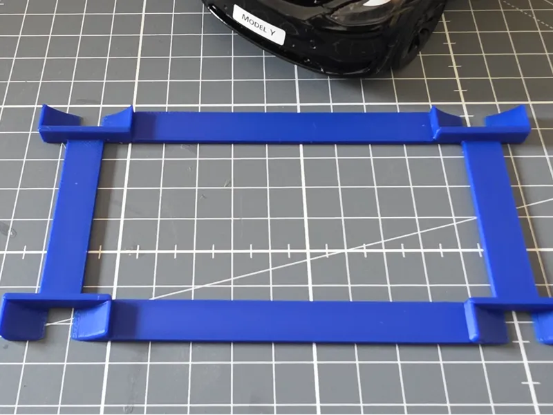 Diecast Tesla Model Y Wheel Chock Base Plate