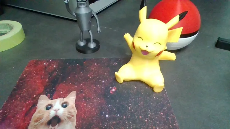 5 Color Pikachu, with pause for spool swap.