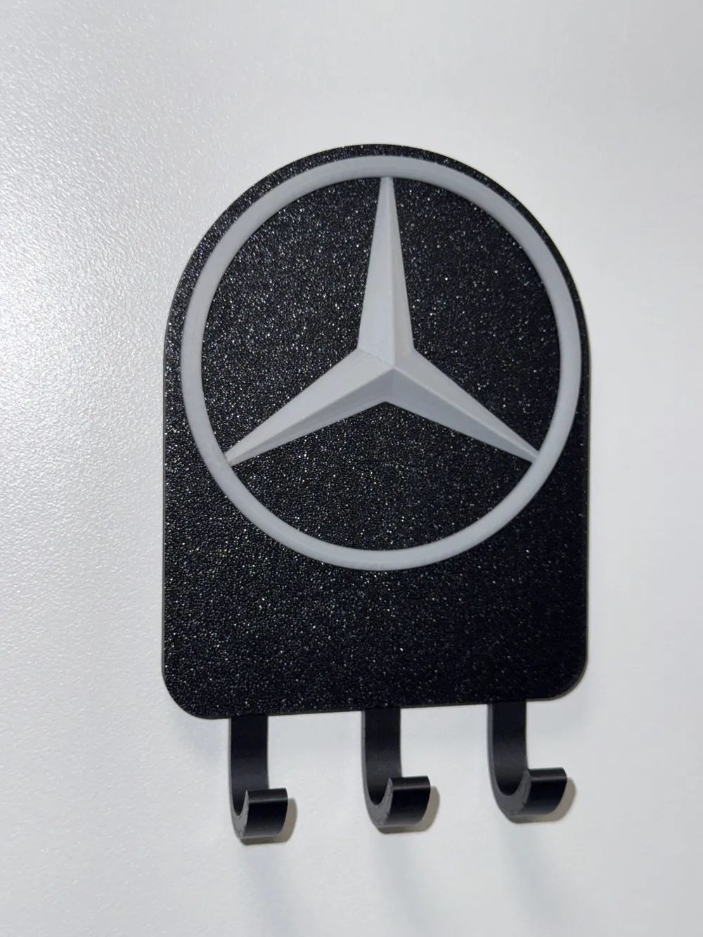 Mercedes Key Rack Mercedes-Benz wall key holder NO AMS! - Free 3D Print Model - MakerWorld