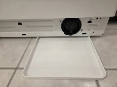 Washing machine drain pan universal resizable