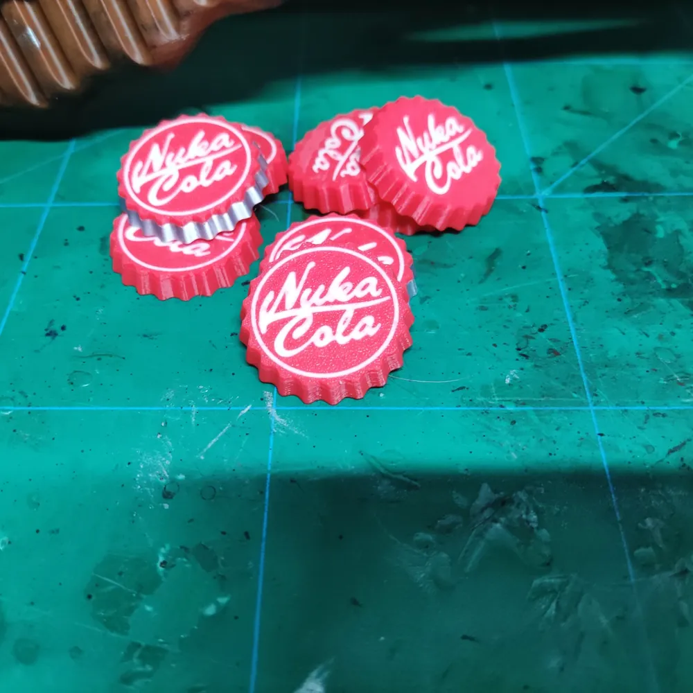 Fallout Nuka Cola Caps - Bottle Cap by pumpkin20303 - MakerWorld