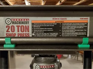 Harbor Freight Hydraulic Press Handle Mounts