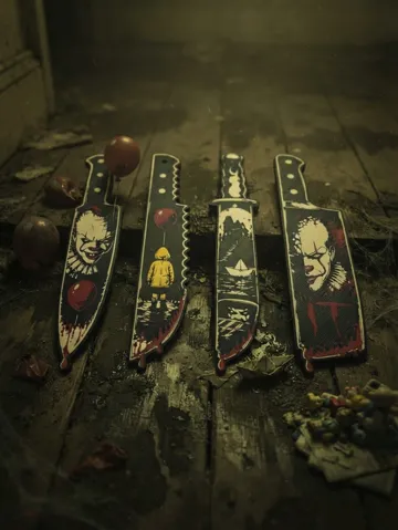 Modelo para impresión 3D: Pennywise IT Decorative Knife Set — vista de referencia 2
