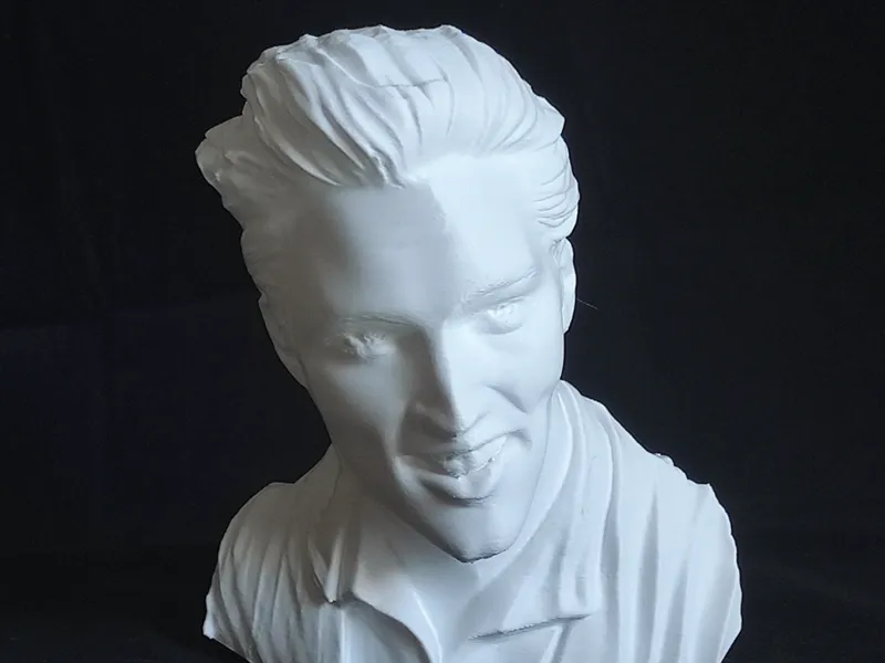 bust of Elvis Presley
