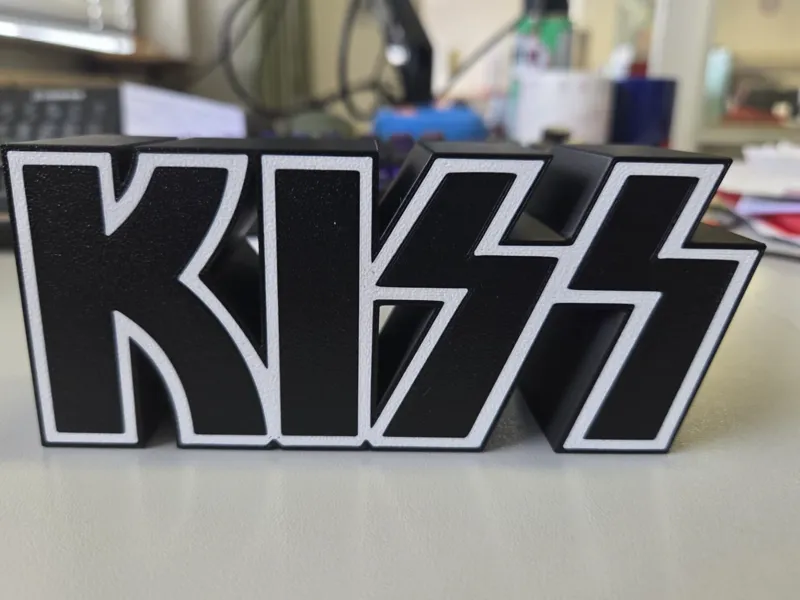 KISS Logo - Iconic Rock Band Sign | Fan Art Decor