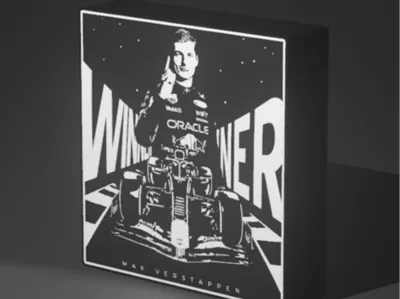 Max Verstappen F1 Lightbox