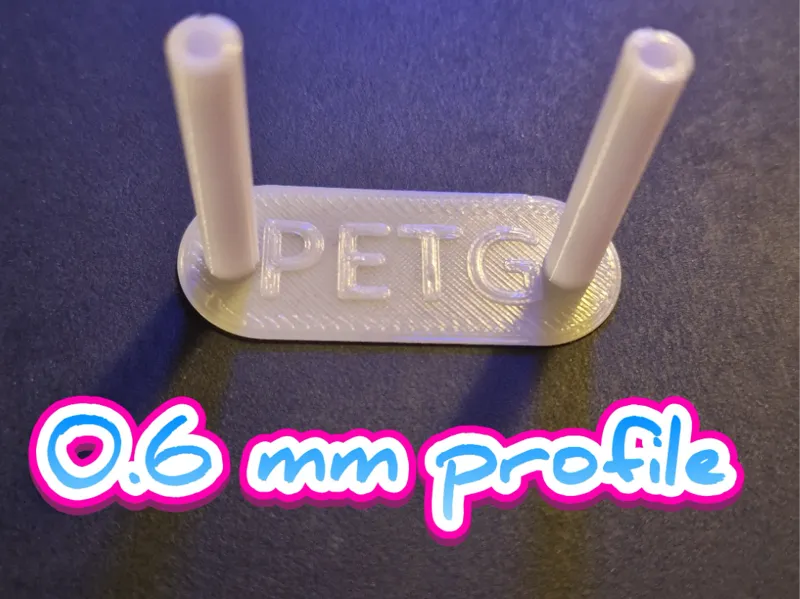 Sunlu PETG profile for 0.6 mm Hotend
