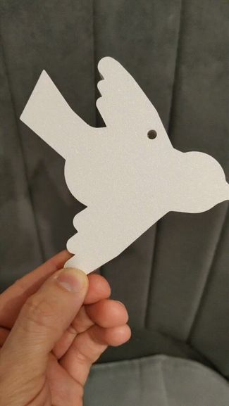 Bird toy for the Christmas tree