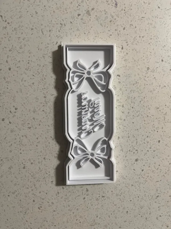 Emporte-pièce et tampon « Cracker de Noël »