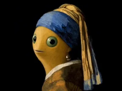 World famous painting! Girl with a Pearl Earring!